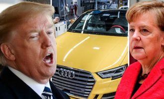 Ο Τραμπ «στραγγαλίζει» τη Γερμανία – «Θα εξαφανίσω τα γερμανικά αυτοκίνητα από τις ΗΠΑ»