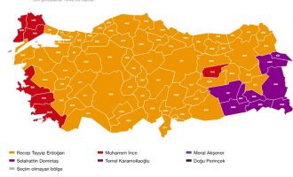 Προεδρικές εκλογές Τουρκία: Πρώτος με 56,4% ο Ερντογάν στο 54,2% των εκλογικών τμημάτων