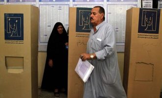 «Ύποπτη» φωτιά σε αποθήκη που το Ιράκ φυλάσσει εκλογικές κάλπες