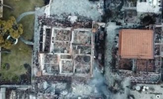 Βίντεο ντοκουμέντο από τα παράλληλα μέτωπα στις πυρκαγιές στην Αττική