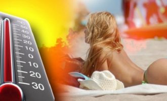 «Κάηκε» η Θεσσαλία: Τους 39 βαθμούς άγγιξε το θερμόμετρο – Μίνι καύσωνας και την Κυριακή
