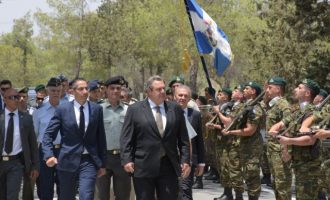 Ο Πάνος Καμμένος έκανε σαφές το εθνικό αμυντικό δόγμα: «Η Κύπρος δεν ήταν ποτέ μακριά»