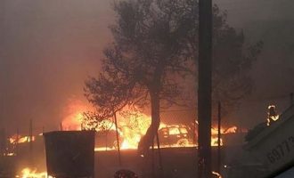 Ποιοι δρόμοι είναι κλειστοί στη Ραφήνα λόγω της πυρκαγιάς