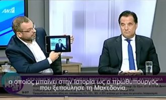 Πανικός στο στούντιο του ΑΝΤ1 – Ο Χριστοφορίδης κονιορτοποίησε τον Άδωνι με βίντεο που τον «έκαψε»