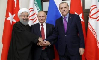 Οι τρεις «συνέταιροι» Πούτιν-Ερντογάν-Ροχανί «ψήνουν» νέα Σύνοδο κορυφής