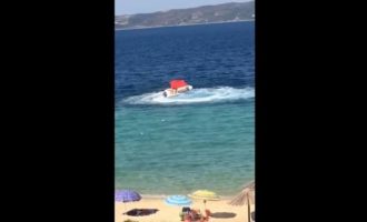 Τρόμος στη Χαλκιδική: Βούλγαροι παρατούν σκάφος που «στροβιλίζεται» ακυβέρνητο! (βίντεο)
