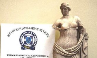 Αρχαιοκάπηλος έκλεψε το άγαλμα της θεάς Αφροδίτης και προσπάθησε να το πουλήσει
