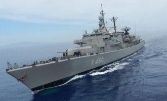Η φρεγάτα «Έλλη» και άλλα ΝΑΤΟϊκά σκάφη περιπολούν κοντά στις ακτές της Συρίας