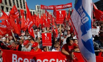 Ρωσία: Διαδηλώσεις σε όλη τη χώρα κατά της μεταρρύθμισης στο συνταξιοδοτικό