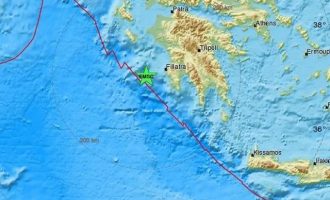 Σεισμός 5,2 Ρίχτερ ανοιχτά της Μεσσηνίας