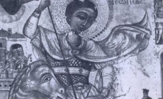 Επέστρεψε στην Κύπρο από την Ελβετία εικόνα του Αγίου Γεωργίου του δρακοκτόνου που είχε συληθεί