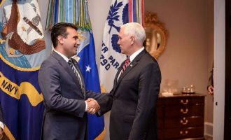 Συνάντηση Ζάεφ -Πενς: Οι ΗΠΑ στηρίζουν τη Συμφωνία των Πρεσπών