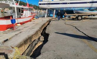 Σε κατάσταση έκτακτης ανάγκης κηρύχθηκε η Ζάκυνθος μετά τον σεισμό των 6,4 Ρίχτερ