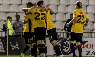 Super League: Απόλλων Σμύρνης-ΑΕΚ 0-2