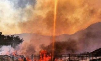 «Οι φωτιές στην Καλιφόρνια άναψαν με λέιζερ εξ ουρανού» ισχυρίζονται Αμερικανοί συνωμοσιολόγοι (φωτο)