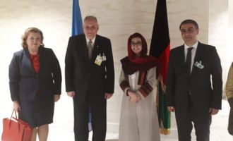 Ο Τέρενς Κουίκ στην Παγκόσμια Υπουργική Διάσκεψη για το Αφγανιστάν στη Γενεύη