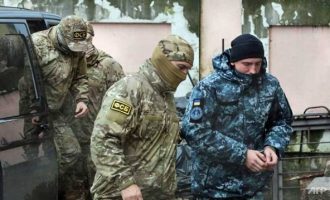 Σε φυλακή της Μόσχας μεταφέρθηκαν οι συλληφθέντες Ουκρανοί ναύτες