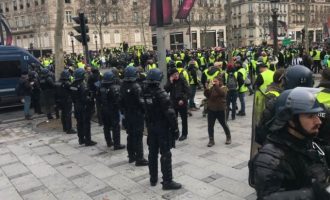 Τα Κίτρινα Γιλέκα διαδηλώνουν στο Παρίσι – 400 προσαγωγές μέχρι στιγμής