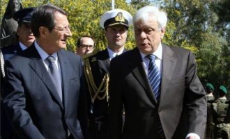 Προκόπης Παυλόπουλος: Δεν υπάρχει λύση στο Κυπριακό με «συνομοσπονδία»