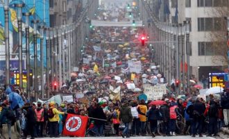 Ξεσηκώθηκαν στο Βέλγιο για το περιβάλλον – 70.000 διαδηλωτές στους δρόμους