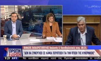 Θανάσης Παπαχριστόπουλος: «Δεν θα συνεργήσω να πέσει η κυβέρνηση»