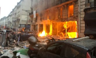 Ισχυρή έκρηξη στο Παρίσι με φωτιά και χάος (φωτο)