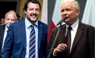 Σαλβίνι και Κατσίνσκι ψήνουν «αντιευρωπαϊκή» συμμαχία Ιταλίας-Πολωνίας
