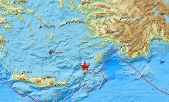 Σεισμός 4,8 Ρίχτερ ταρακούνησε τα Δωδεκάνησα