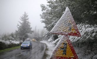 Άγγιξε τους μείον 18 βαθμούς Κελσίου η ελάχιστη θερμοκρασία στη Βόρεια Ελλάδα
