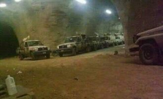 Οι Κούρδοι (SDF) κατέλαβαν υπόγειο γκαράζ -οπλοστάσιο του Ισλαμικού Κράτους στη Μπαγούζ (φωτο)