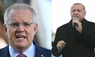 «Προσβεβλημένος» ο πρωθυπουργός της Αυστραλίας από τον Ερντογάν