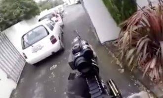 Σοκάρει η καταγραφή σε βίντεο του διπλού μακελειού στη Νέα Ζηλανδία (βίντεο)