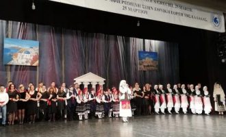 Λαμπρός εορτασμούς της 25ης Μαρτίου στη Ρουμανία (βίντεο)