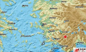 Ισχυρός σεισμός στη νοτιοδυτική Τουρκία