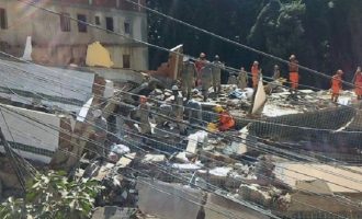 Τραγωδία στο Ρίο Ντε Τζανέιρο: Κατέρρευσε κτίριο σε φαβέλα