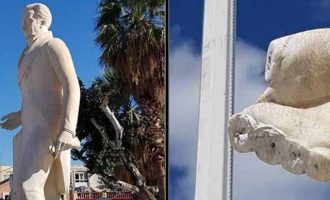 Έκλεψαν τα δάχτυλα από το άγαλμα του Ιωάννη Καποδίστρια στο Ναύπλιο
