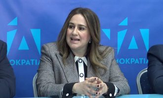 «Μούσκεμα» τα έκανε η κόρη της Παναγιωταρέα, υποψήφια της ΝΔ, για τη Βόρεια Μακεδονία (βίντεο)