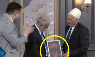Τη «Μεγάλη Αλβανία» δώρο στον πρόεδρο της σκοπιανής Βουλής