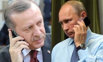 Πούτιν και Ερντογάν συζήτησαν για τις εξαγωγές σιτηρών και τη βόρεια Συρία