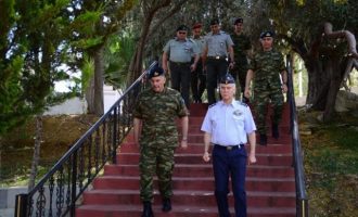 O Αρχηγός ΓΕΕΘΑ επισκέφθηκε την Ελληνική Δύναμη Κύπρου