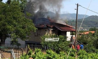Τραγωδία στη Σπερχειάδα: Ηλικιωμένη κάηκε ζωντανή μέσα στο σπίτι της