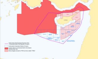 Το κυπριακό ΥΠΕΞ ενημέρωσε με χάρτες τους πρέσβεις της ΕΕ για την τουρκική εισβολή στην ΑΟΖ