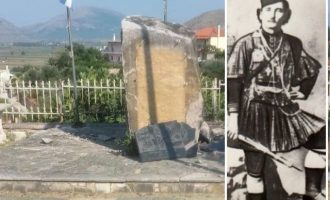 Αλβανοί εξτρεμιστές ανατίναξαν το μνημείο του οπλαρχηγού Θύμιου Λώλη – Τι λέει το ΥΠΕΞ