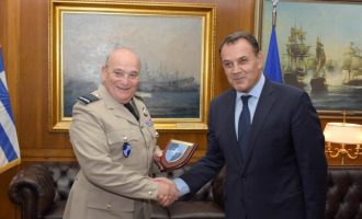 Ο Παναγιωτόπουλος είδε υψηλόβαθμο στέλεχος του ΝΑΤΟ – Τι συζήτησε