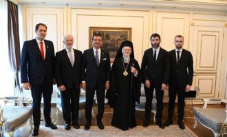 Συνάντηση του Οικ. Πατριάρχη με τον νέο Δήμαρχο της Κωνσταντινούπολης