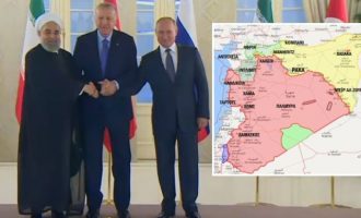 Ο Ερντογάν συμφώνησε με Ιράν και Ρωσία να εξοντώσουν τους Κούρδους της Συρίας – Απείλησε τις ΗΠΑ