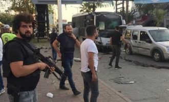 Τουρκία: Βομβιστική επίθεση σε λεωφορείο της Αστυνομίας – Πέντε τραυματίες