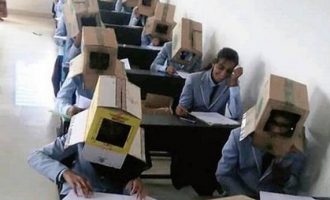 Έβαλαν… κούτα στο κεφάλι φοιτητών για να μην αντιγράψουν στις εξετάσεις