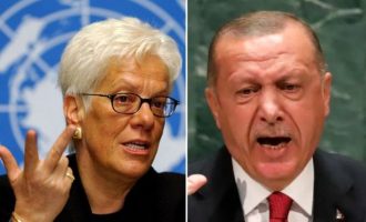 Κάρλα ντελ Πόντε: Ο Ερντογάν να κατηγορηθεί για εγκλήματα πολέμου στη Συρία