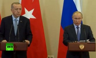 Πούτιν και Ερντογάν συμφώνησαν για νέα εκεχειρία στη Συρία